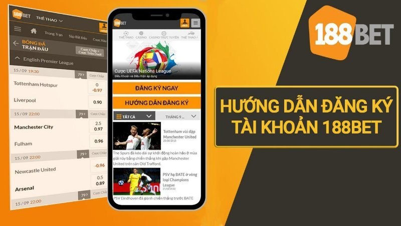 Hướng dẫn đăng ký tài khoản 188Bet