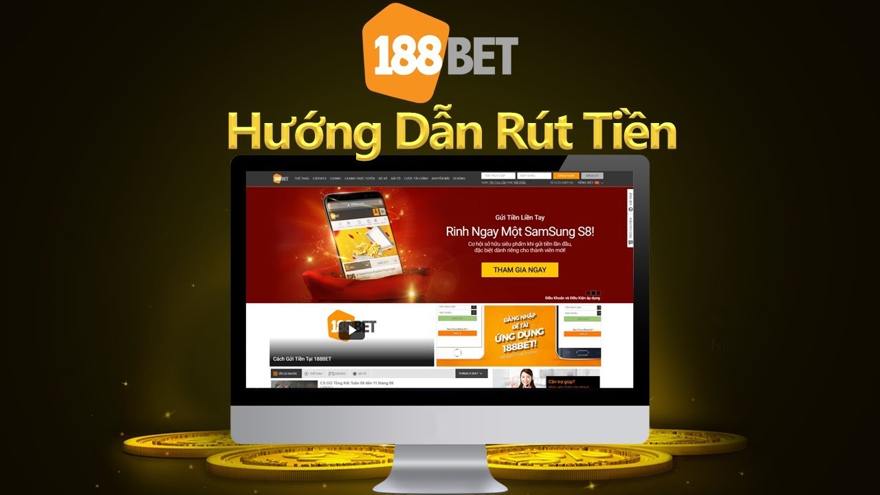 Hướng dẫn rút tiền 188Bet