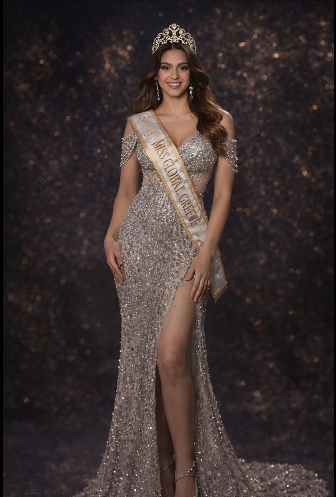 Foto del anuncio de Miss Global Grecia 2026.