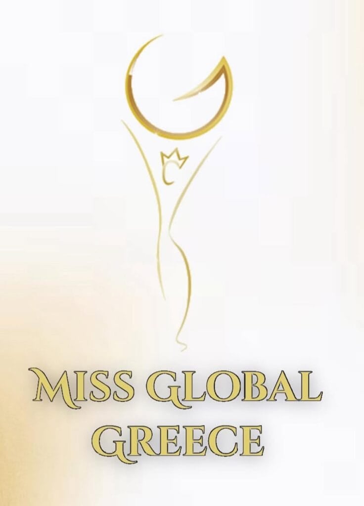 Retrato oficial de la ganadora de Miss Global Grecia