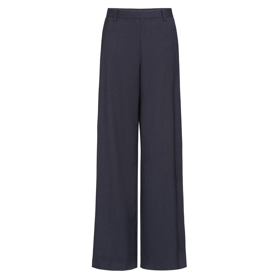 Pantalón de pierna ancha de lana Downing