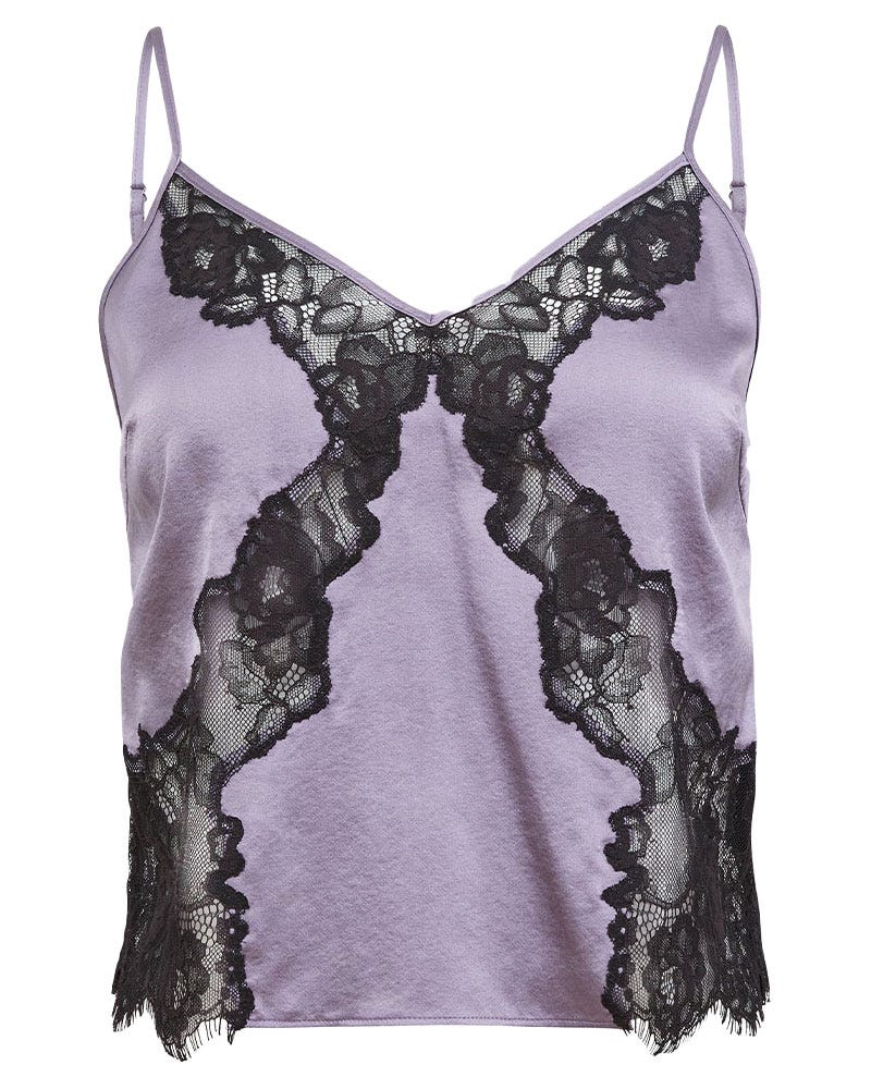 Camisa de seda Juliet Lace Camisa de seda Juliet Lace