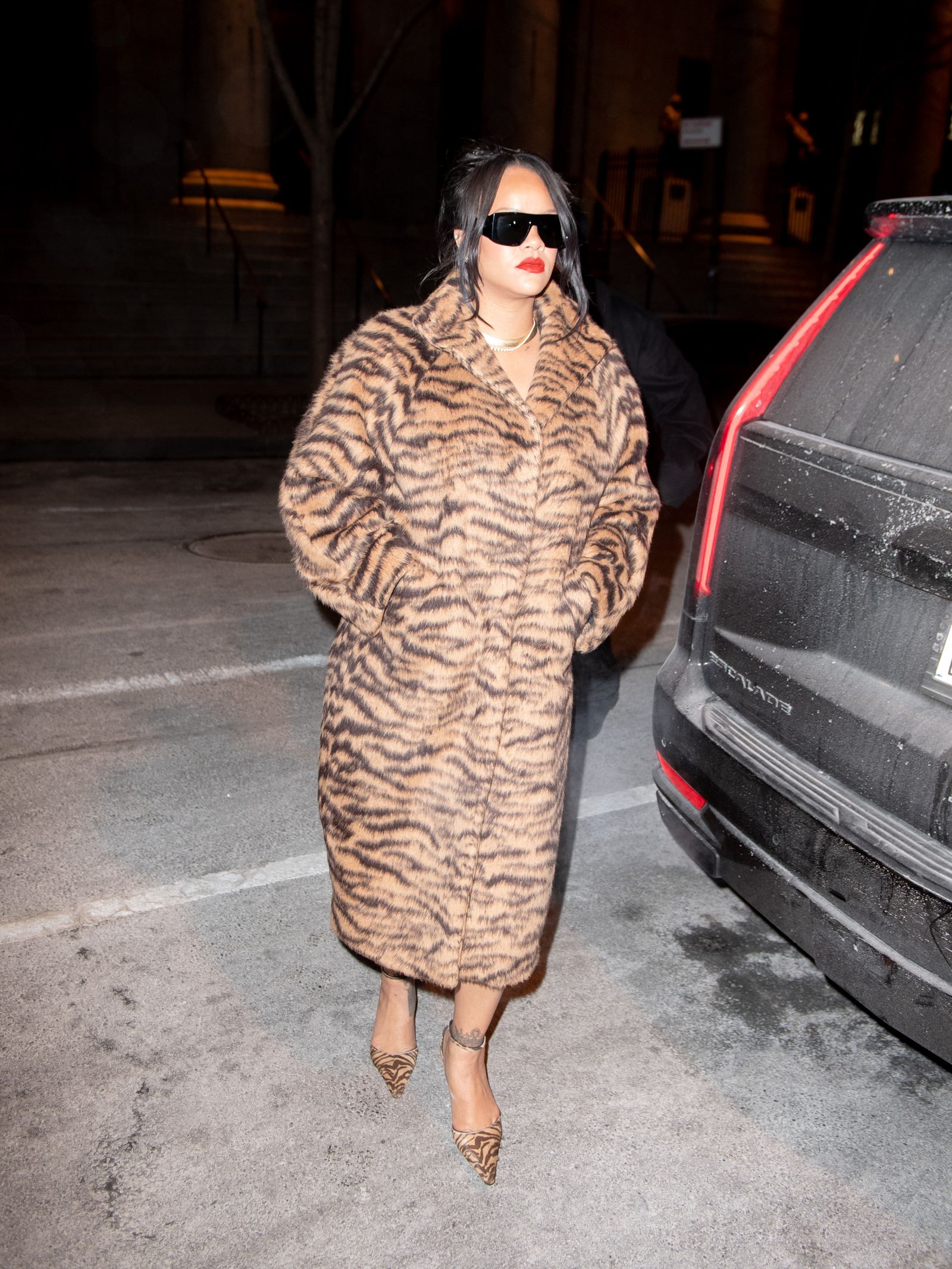 NUEVA YORK NY 20 DE ENERO Rihanna se ve el 20 de enero de 2026 en la ciudad de Nueva York.