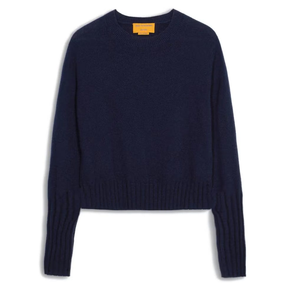 Shrunken Cashmere Crew
