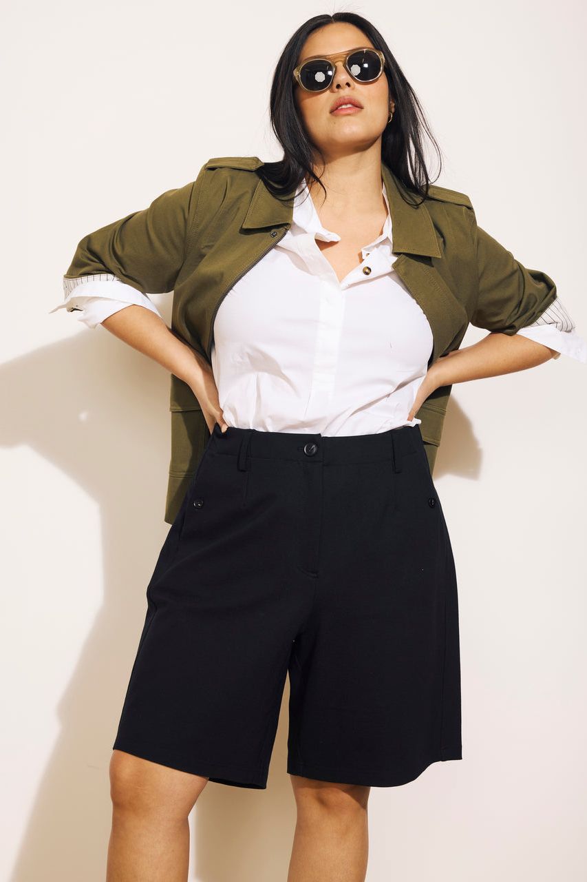 Pantalón corto Audrey Ponte - Negro