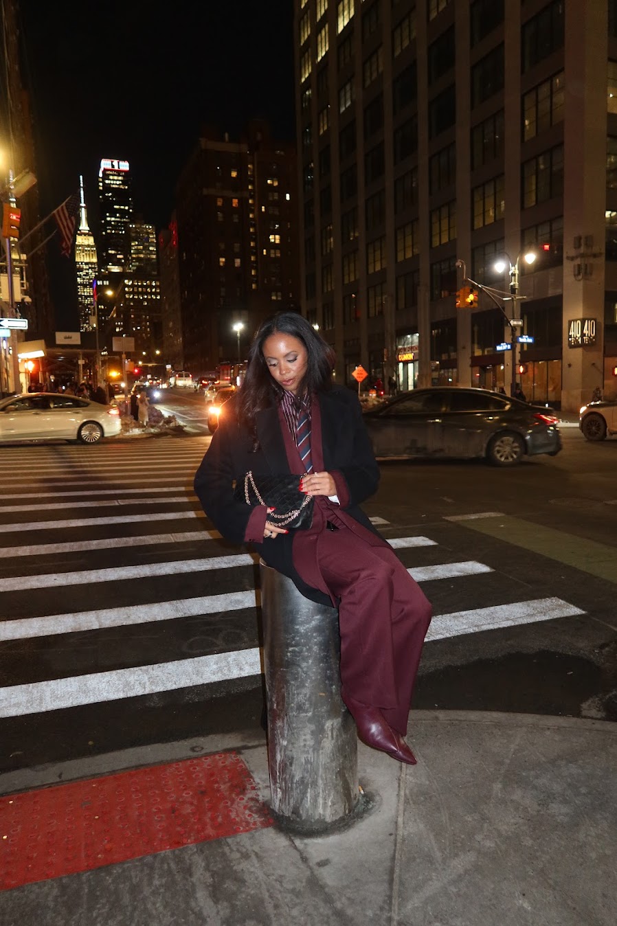 Sierra Mayhew asistiendo a la Semana de la Moda de Nueva York.