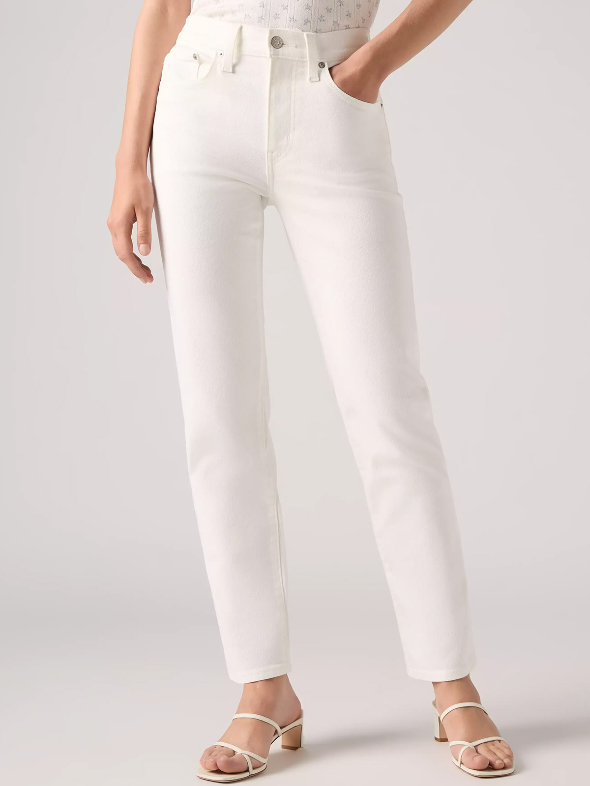 Levi, 724 pantalones vaqueros rectos de corte alto para mujer
