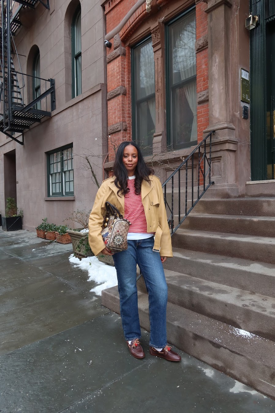 Sierra Mayhew asistiendo a la Semana de la Moda de Nueva York.