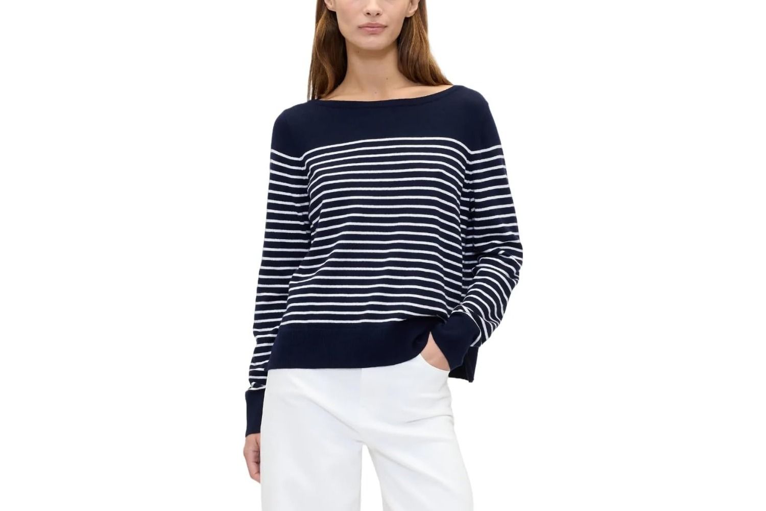 Jersey de cuello barco Amazon GAP para mujer