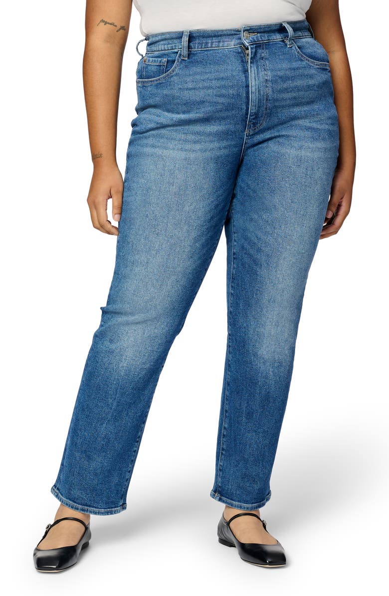 Jeans de pierna recta de cintura alta Asno