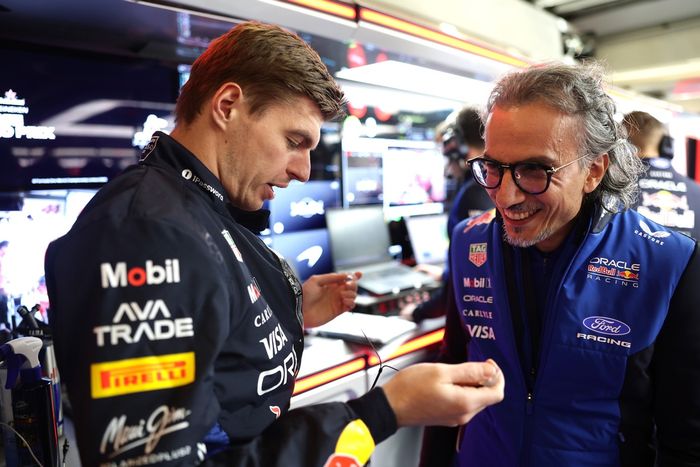 Max Verstappen, Red Bull Racing, Laurent Mekies, director del equipo Red Bull Racing