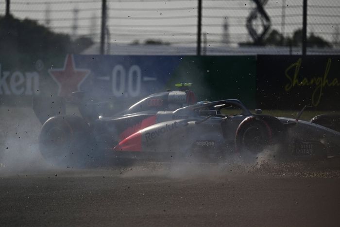 Accidente de Gabriel Bortoleto, Audi F1 Team