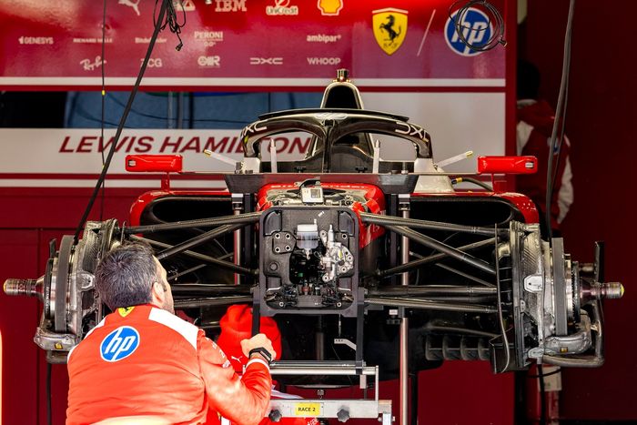 Coche de Lewis Hamilton, Ferrari