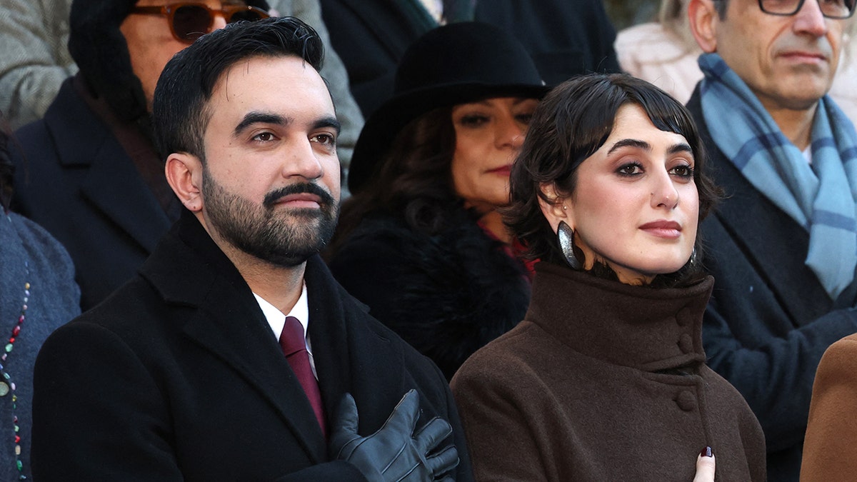 El alcalde de Nueva York, Zohran Mamdani, y su esposa Rama Duwaj