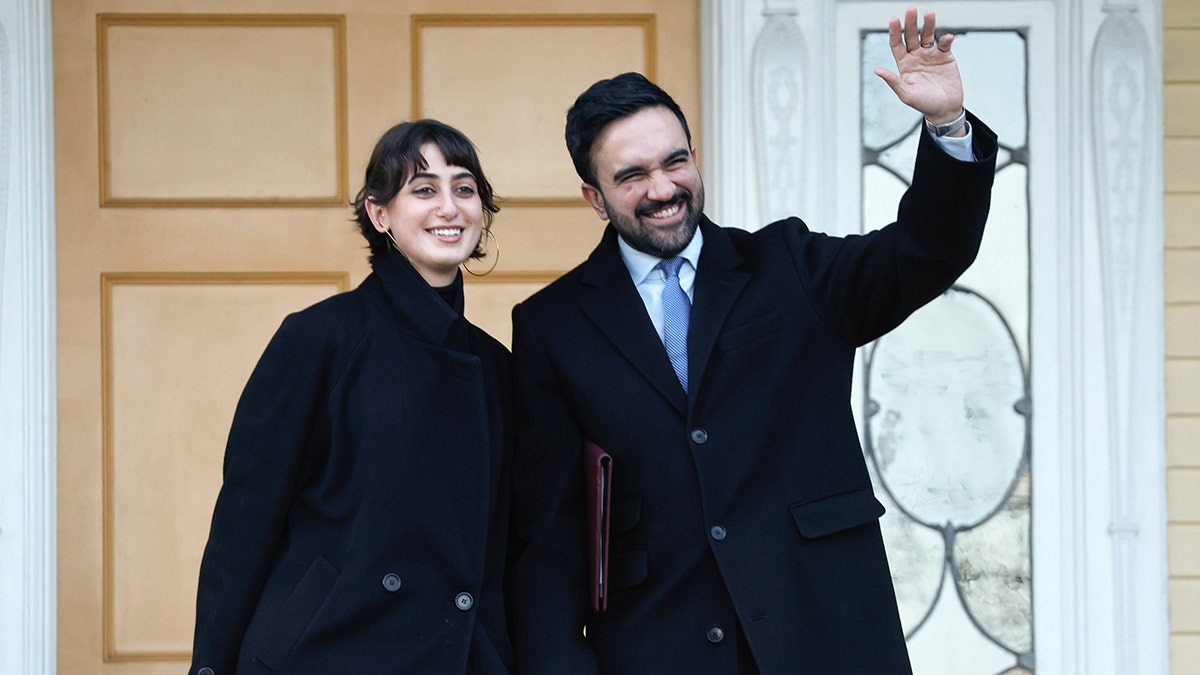 Zohran Mamdani, alcalde de Nueva York, y su esposa Rama Duwaji