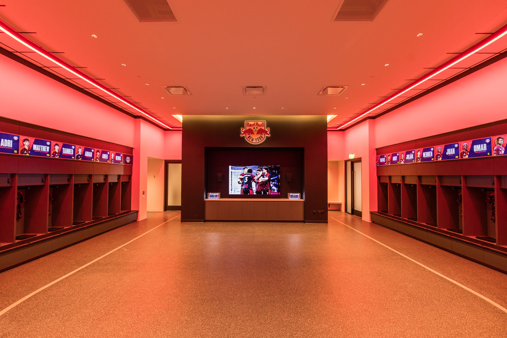 Dentro de la instalación de formación de RBNY