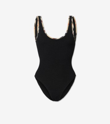 Bañador Faye en negro - Mujer, nylon | Burberry® Oficial