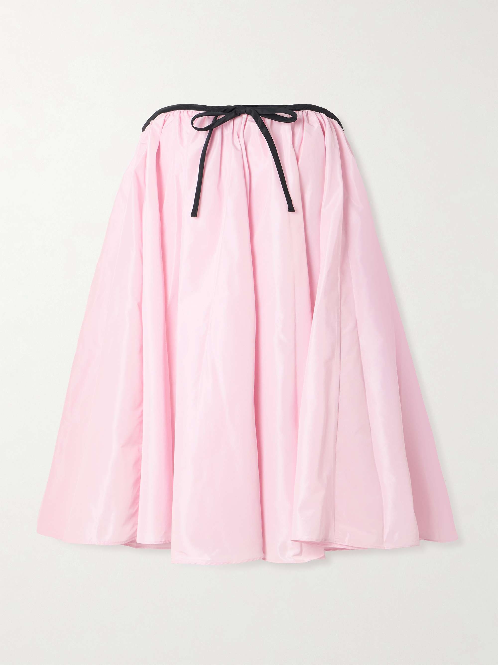 Minivestido de tafetán con detalle de lazo sin tirantes Sofía