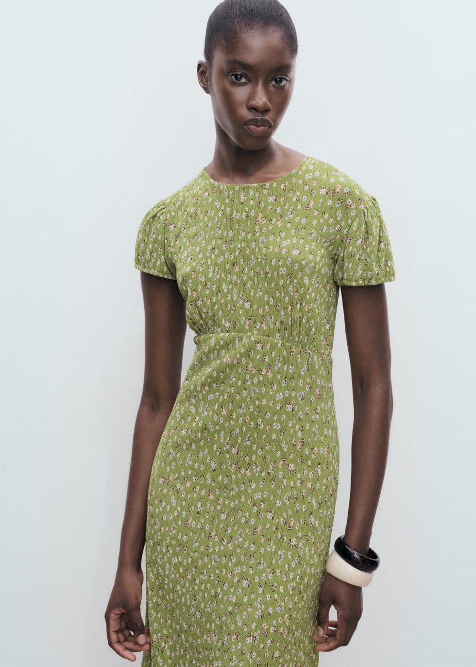 Vestido estampado floral verde Vestido estampado floral verde