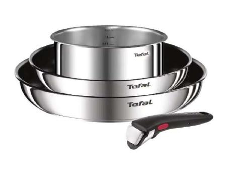 Juego de 2 Paellas y Cazo Tefal Ingenio Emotion