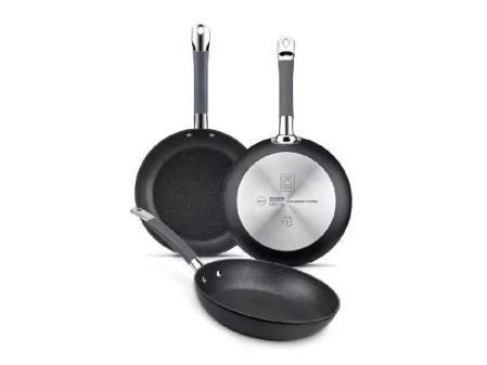 BRA Master Set de 3 sartenes Aluminio Forjado